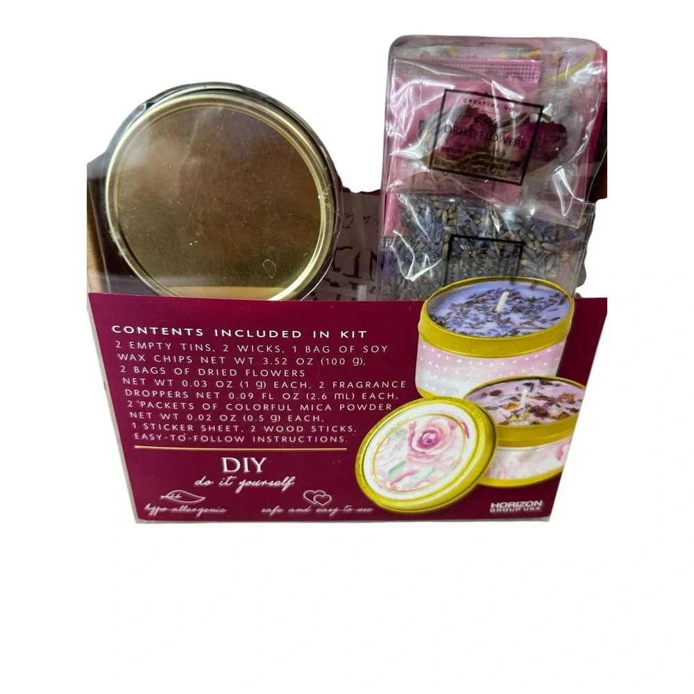 DIY Custom Candle Lavender Rose 